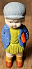 Stunning Vintage Bisque Penny Doll Frozen Charlotte Made in Japan C135 Figurine picture