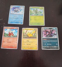 Lot of 5 Pokemon Trading Cards Holographic picture