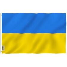Anley Fly Breeze 3x5 Foot Ukraine Flag - Ukrainian National Flags Polyester picture
