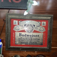 Budweiser Framed 
