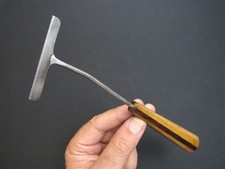 Very Rare/Unusual Vtg T-Handle Saddle maker/Leather Working Antique Shaping Tool picture