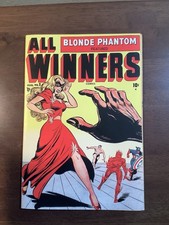 All-Winners Comics #1 (1948) G (2.0) Blonde Phantom Facsimile Cover picture
