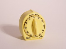 Robert Shaw Lux Minute Minder Yellow 60 Minute Kitchen Timer Rocket Knob picture