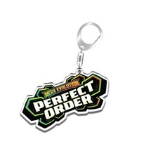 Perfect Order Keychain Acrylic Pendant – Mega Evolution Gamer Key Ring Gift picture