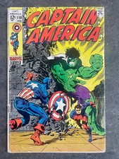 Captain America #110 (1969) Marvel Silver Age — Jim Steranko Hulk Cover picture