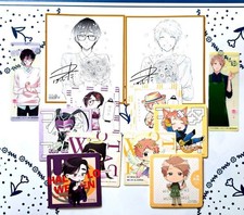 Love is Hard for Otaku Bonus 12-Piece Mini Shikishi Coaster Bookmark picture
