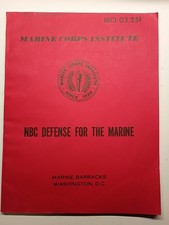 Vintage Marine Corps Institute NBC Defense For The Marine MCI 03.25f (1984) picture