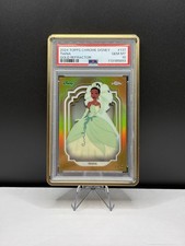 2024 Topps Chrome Disney Tiana Gold Refractor #/50 The Princess and Frog PSA 10 picture