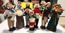 Byers Choice Christmas Carolers Lot of 7, late 1980's-1990s Bob Cratchit As Is picture