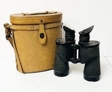 1944 Westinghouse 7x50 Binoculars Coated Lenses w/ Case WWII US Navy picture