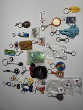 35 Piece Wholesale lot of Vintage to Current Date Collectible Key Chains picture