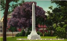 Vintage Postcard- B-11. CONFEDERATE MONUMENT, BRADENTON FL. UnPost 1930 picture