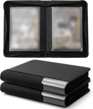 2 Pack Comic Book Binder, 40 Sleeves, Holds up to 80 Comics, Black picture