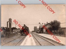 c1910 Train Depot Railroad Station RANTOUL Illinois IL Champaign CR Childs RPPC picture