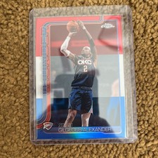 Shai Gilgeous-Alexander - 2025-26 Topps Chrome Update Red White & Blue Refractor picture
