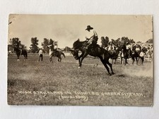RPPC HUGH STRICKLAND ON TANGLES, GARDEN CITY, KANSAS -  Doubleday Photo Postcard picture
