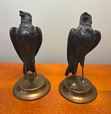 Vintage Petites Choses 1985 Metal Bird Figurines Set of 2 picture