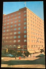 Vintage  Northern Hotel Billings, Montana Street View c1950 Postcard Unposted  picture