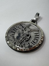Vintage French ARCHANGEL ST MICHAEL Metal; large picture