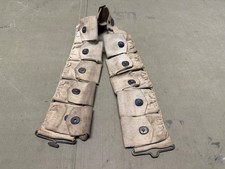 ORIGINAL WWI WWII US ARMY M1910 INFANTRY FIELD 9 POCKET AMMO BELT- picture