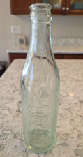 Vintage J Burk & Co Soda Pop Bottle Keokuk Iowa Green 7.5oz Embossed RARE picture