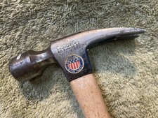 Vintage Vaughan No. 9 Small 10 oz. Straight Claw Hammer Since 1869 picture