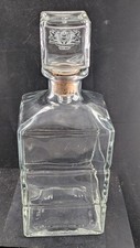 Seagram & Sons Whiskey Glass Bottle Decanter With Top picture