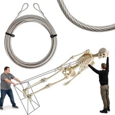 12 ft Skeleton Replacement Guy Wire - Stainless Steel & Strong Support picture