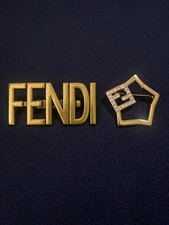 Fendi Luxury Brand Brooch Pin Set. picture