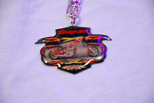 VINTAGE SNAP-ON TOOLS OCC HARLEY CHOPPER METAL KEY CHAIN RING PROMO NOVELTY picture