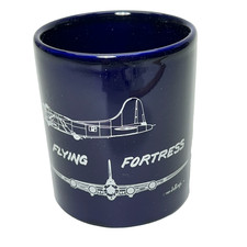 Vintage 1989 Je Base B-17 Boeing Flying Fortress Coffee Mug Cup 94th Bomb Group picture