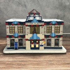 Vintage Hawthorne Village Elvis Presely Return To Sender Post Office Christmas picture