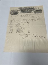 Antique 1900 Letterhead / Billhead Sarcoxie Nurseries Missouri picture
