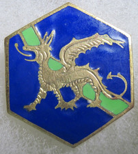 Army crest DI dui PB ww2 22nd CHEMICAL COMPANY 1st Separate Snowflake Amcraft picture