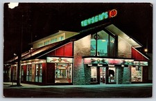Teysen's Restaurant Indian Museum Mackinaw City Michigan MI 1967 Postcard picture