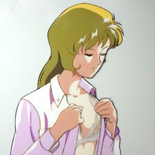 Riding Bean Rally Vincent Original Production Cel Gunsmith Cats Kenichi Sonoda picture