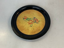 Japanese Zohiko Signed Lacquer Ware Plate w/ Two Ducks Decoration picture