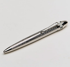 ROLEX Vintage Style Palladium Finish Ballpoint Pen New Boxed AD VIP Gift picture