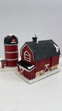 Heartland Valley Village “Village Barn & Silo” Deluxe Edition 1997 Excellent picture