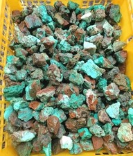 1 KG LOT NATURAL UNTREATED ROUGH SMALL PIECES GREEN SMITHSONITE  picture