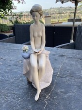 Vintage Lladro Artist Model Figurine #5417 With Wooden Base picture