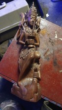 1980s Vintage Hand-Carved Balinese Barong Mask Wood Carving for Wall Decor picture