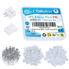 CQRobot JST PH 2.0 mm Pitch 2-Pin Electronic Computer 2P, PH-White 2P picture