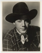 Bob Nolan 1943 Hand Signed 8x10 Western Cowboy Character Actor Photo Portrait  picture