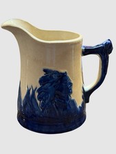 Antique Old Sleepy Eye Western Stoneware Co Monmouth Illinois 8” Pitcher Stamped picture