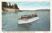 Postcard Speedboat Adelaide, Yellowstone Lake Park, Montana~130694 picture