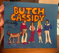 Butch Cassidy and the Sundance Kid Cel signed Mickey Dolenz 1973  Hanna Barbera picture