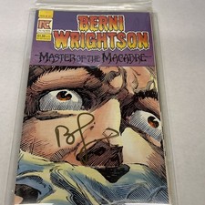 Berni Wrightson: Master Of The Macabre #1-4( 1983) - #1 Issue Signed  picture