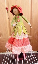 The Huckleberry Tree by Jacqueline Baird “Poppy”’ Handmade & Signed Folk Art picture