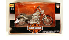 MAISTO SERIES 11 2001 FXST HARLEY DAVIDSON SOFTAIL   1/18 NEW picture